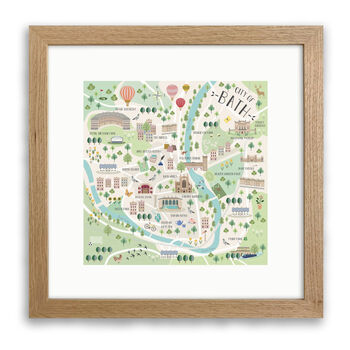Map Of Bath Print By Hilary Yafai, 5 of 8