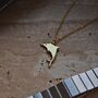 18 K Gold Dolphin Pendant Necklace Gift, thumbnail 5 of 6