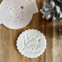 Personalised Christmas Embosser D8 Merry Xmas Heart Icing Print, thumbnail 1 of 3
