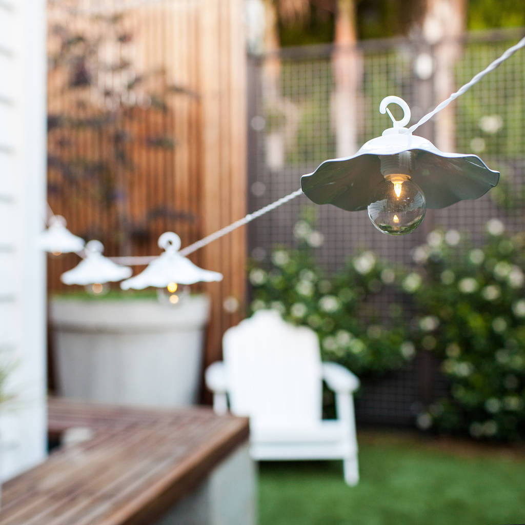 santorini outdoor battery café lights by lights4fun