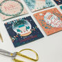 Assorted Pack Of Six Retro Christmas Cards, thumbnail 2 of 12
