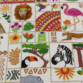 African Savanna, Hand Embroidery Kit, 11 of 12