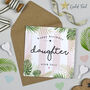 Palm Leaf Daughter In Law Birthday Card, thumbnail 2 of 3