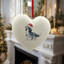 Sprocker Black And White Ceramic Bauble, thumbnail 3 of 4