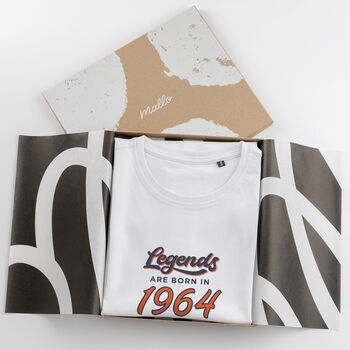 'Legends Are Born In' 60th Birthday T Shirt, 2 of 6
