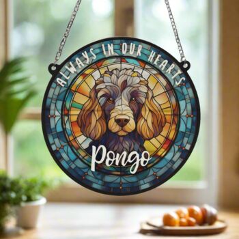 Poodle Memorial Suncatcher, 4 of 6