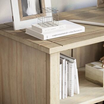 110cm H X 80cm W Solid Wood Standard Bookcase, 4 of 6
