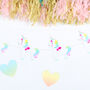 Wooden Unicorn Birthday Room Bunting Garland Decoration, thumbnail 2 of 2