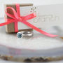 Round Chequerboard Sky Blue Topaz Ring, thumbnail 1 of 6
