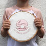 The World Is Your Oyster Embroidered Hoop, thumbnail 1 of 4