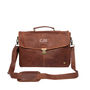 Personalised Leather Yale Clip Up Satchel, thumbnail 3 of 10