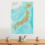 Map Of Japan, thumbnail 1 of 5