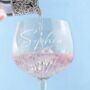 Personalised Crystal Gin Goblet, thumbnail 1 of 4