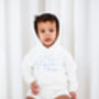 First Time Flyer Personalised Aiport/Holiday Hoodie Jumper, thumbnail 2 of 7