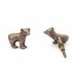 Vintage Brass Bear Drawer Knob, thumbnail 1 of 7