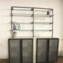 Oxana White Washed Industrial Scaffolding Sideboard, thumbnail 1 of 4