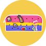 Kids’ Pencil Case, Six Charms, Free Pencil Crayons, thumbnail 2 of 6