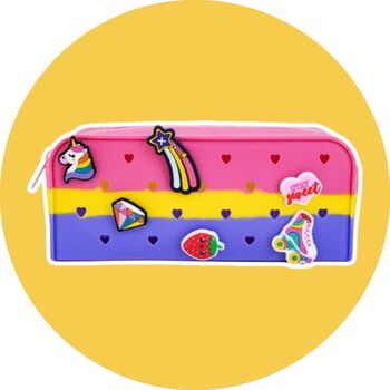 Kids’ Pencil Case, Six Charms, Free Pencil Crayons, 2 of 6