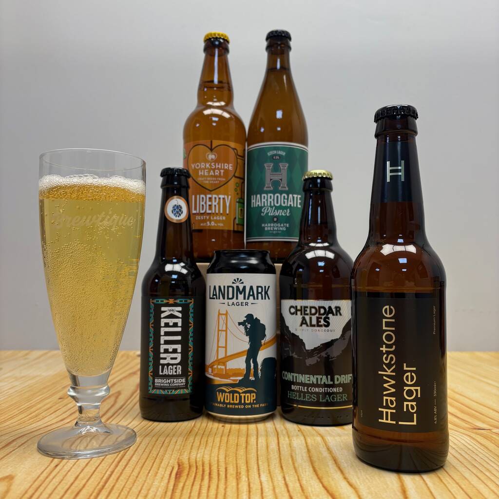 The British Lager Gift Six Crisp And Refreshing Craft Lagers, 1 of 4