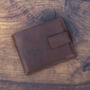 Personalised Men's Card Holder Leather Wallet Rfid, thumbnail 3 of 12