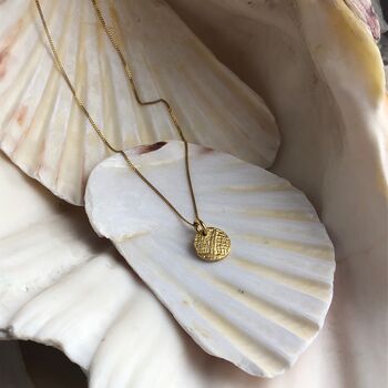 Recycled Silver And Gold Vermeil Love Token Pendant, 6 of 9