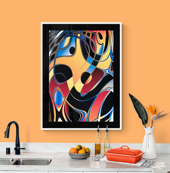 Abstract Art, Geometric Print, Picasso Inspired, 6 of 12