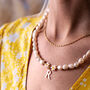 Freshwater Pearl And Daisy Personalised Necklace, thumbnail 1 of 10