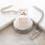 Personalised Silver Wedding Fob Pocket Watch And Gift Box, thumbnail 1 of 8