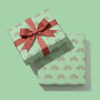 Celeste Heritage | Cycling Wrapping Paper | Wrapping Paper With Bicycle Motifs, thumbnail 1 of 4