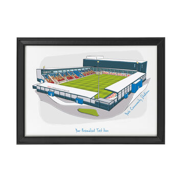 Personalised York Community Stadium Print, 2 of 6