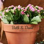Personalised Wedding / Engagement Terracotta Flower Pot, thumbnail 3 of 3