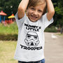 Mummy's Little Trooper Kid's T Shirt, thumbnail 2 of 3
