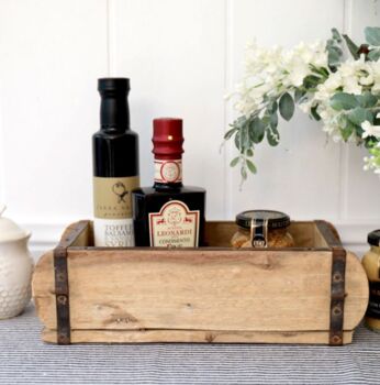 Vintage Reclaimed Wooden Box, 2 of 3