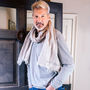 Personalised I Love You Dad Linen Scarf, thumbnail 1 of 6