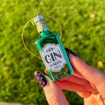 Hanging Mini Glass Bottles Set, 3 of 6