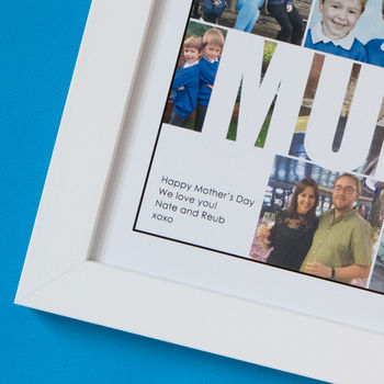 Personalised Mummy Photo Collage Print, 5 of 10