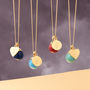 Orb Necklace In Gold Vermeil With Monogram, thumbnail 1 of 9
