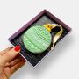 Personalised Green Bauble Letterbox Cookie, thumbnail 4 of 11