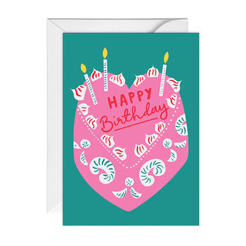 Happy Birthday Cake Greetings Card, 2 of 2