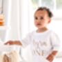 Embroidered Personalised Birthday T Shirt Available In Ages One To Seven, thumbnail 2 of 9