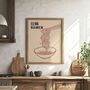Ramen Japanese Food Art Print | Minimalist Kitchen Decor, thumbnail 1 of 7