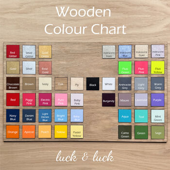 Customisable Wooden 'Love You, Bye' Door Sign Home Decor, 6 of 6