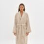 Pixel Unisex 100% Cotton Velour Bathrobe, thumbnail 3 of 4