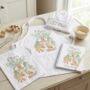 Personalised Kids Baking Set, Woodland Animal Cooking Apron Chef Hat, thumbnail 1 of 3
