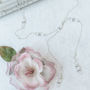 Margot Crystal Bridal Back Necklace, thumbnail 5 of 6