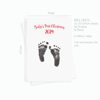 Baby's First Christmas Inkless Print Kit 2025, 5 of 6