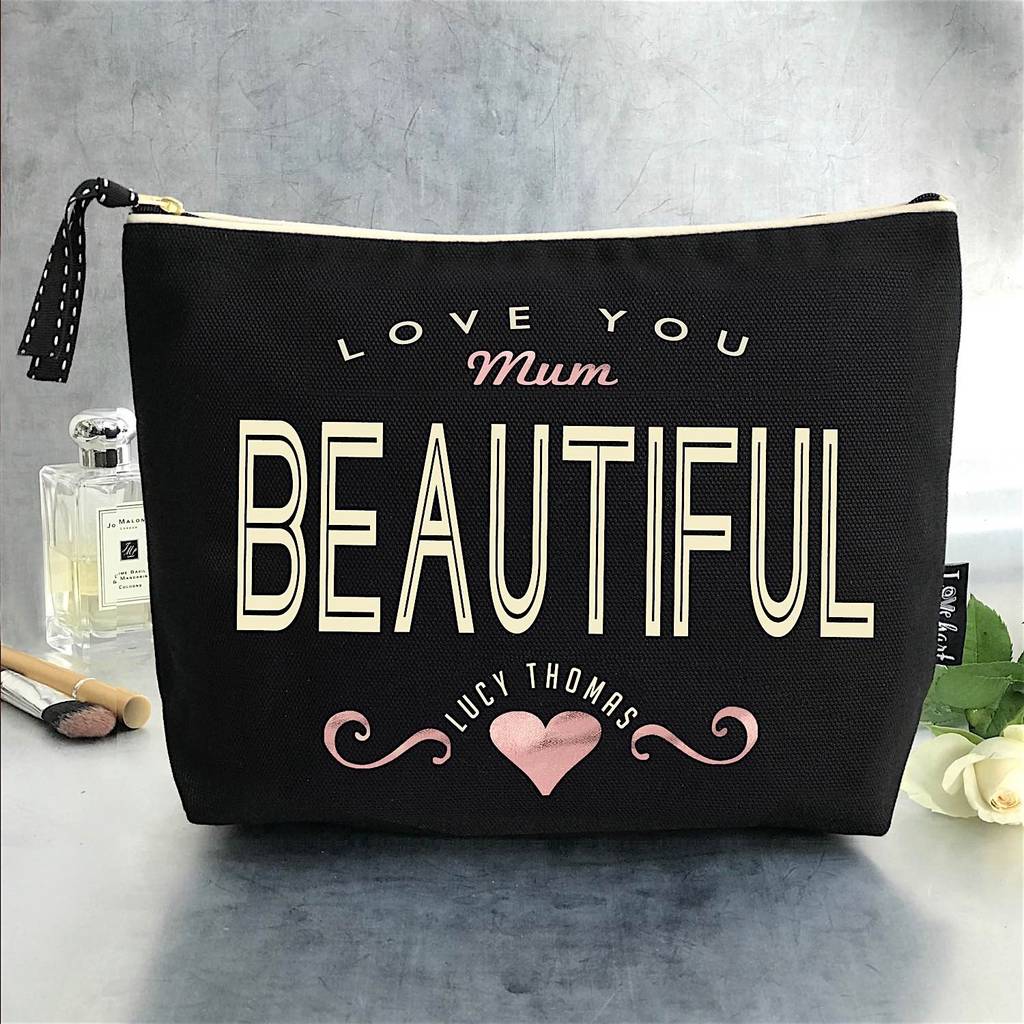 Luxury Personalised Wash Bag By lovehart