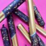 Black And Gold Glitter Christmas Candles, thumbnail 4 of 4