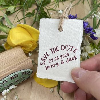 Save The Date Rubber Stamp – Love Note, 6 of 7