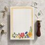 Whimsical Floral Letter Writing Set, thumbnail 8 of 9
